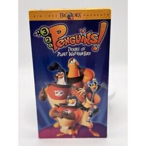 321 PENGUINS! Trouble On Planet Wait-Your-Turn (VHS 2000) Big Idea Episode 1